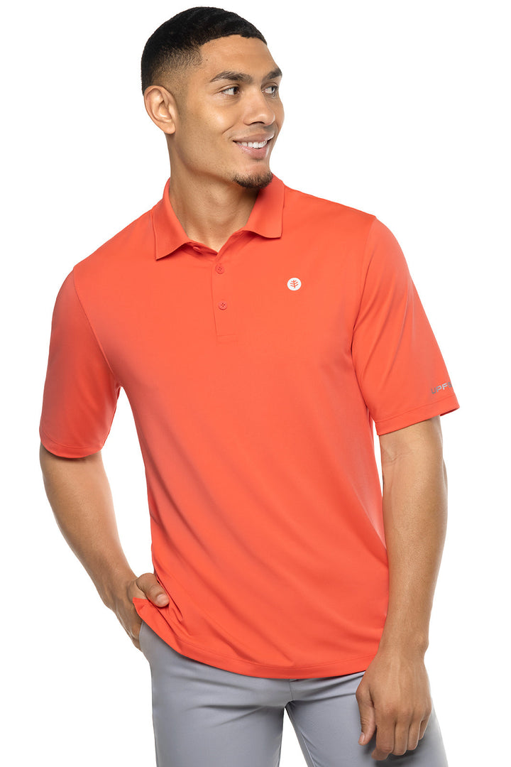 Men's Erodym Short Sleeve Golf Polo | Vivid Coral