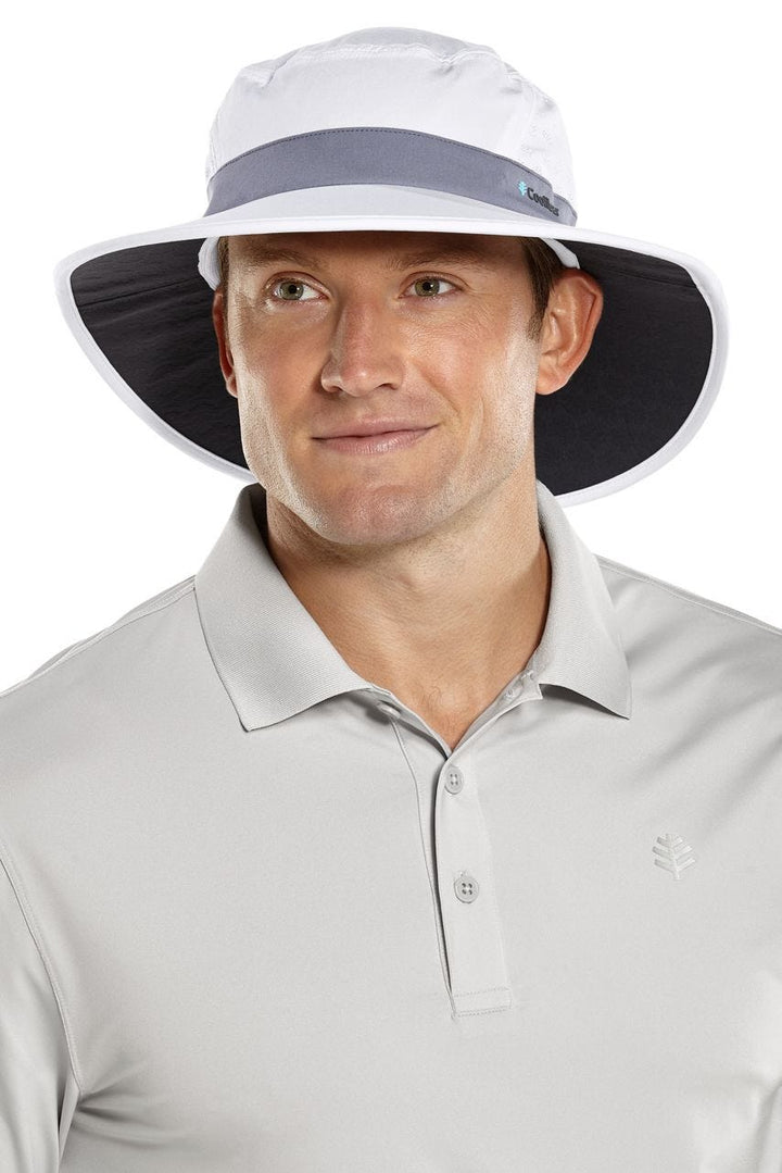 Unisex Fore Golf Hat | White/Steel Grey