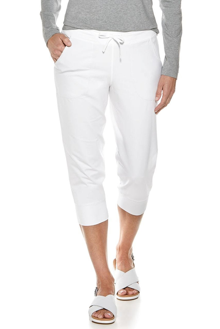 Women's Maho Weekend Crop Jogger | White