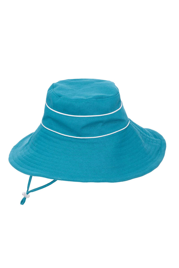 Kid's Sand Castle Sun Hat | Tahitian Teal