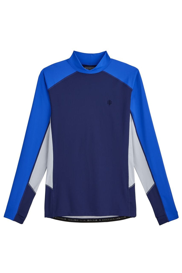 Men's Point Break Rash Guard | Navy Colorblock