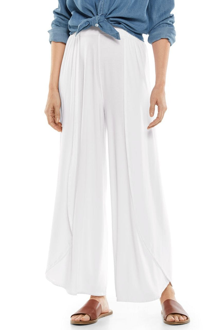 Women's Lynsu Wide Leg Pants | White