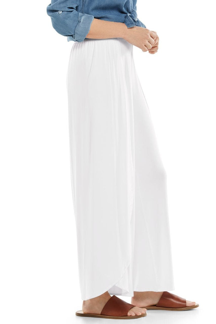 Women's Lynsu Wide Leg Pants | White