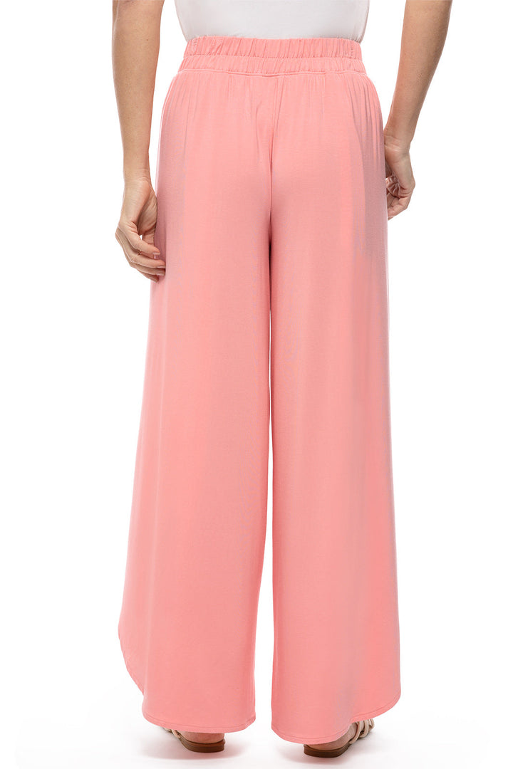 Women's Lynsu Wide Leg Pants | Peachy Pink