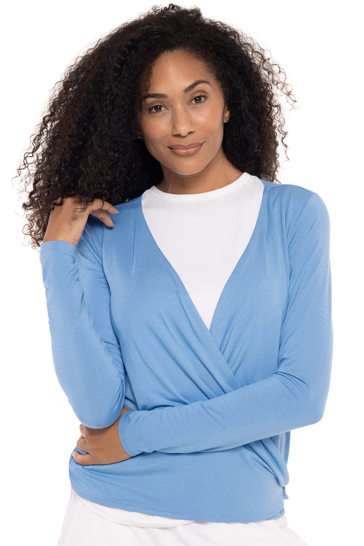 Women's Vrae Everyday Fashion Wrap | Clear Sky Blue