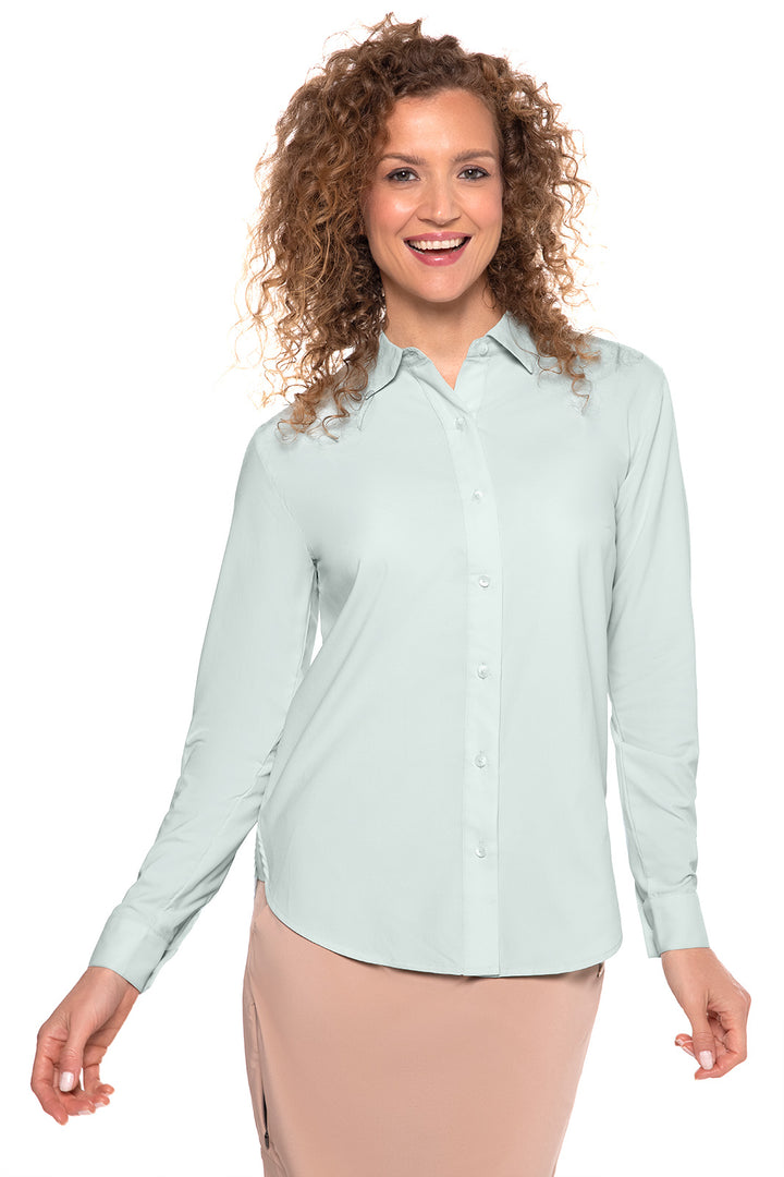 Women's Hepburn Shirt | Misty Aqua