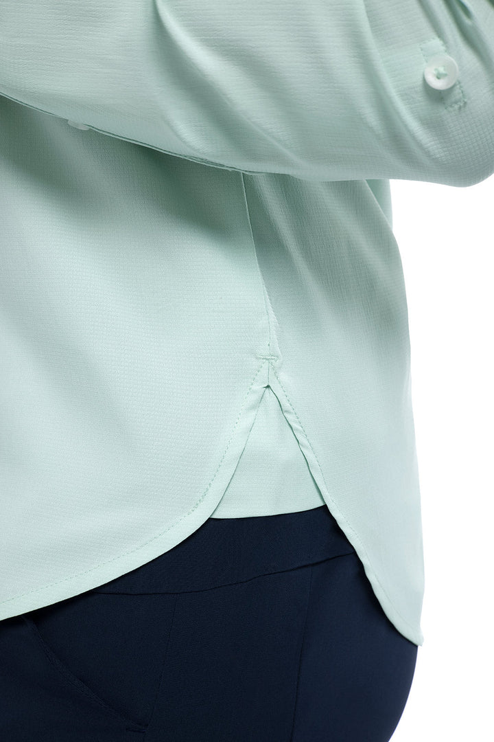 Women's Hepburn Shirt | Misty Aqua