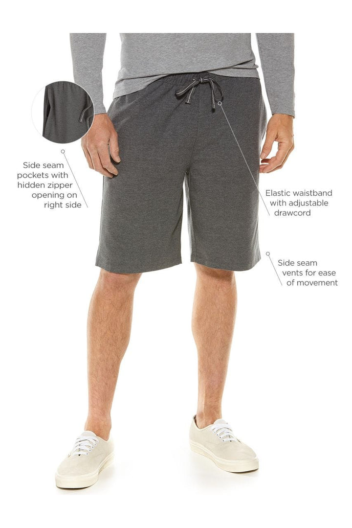 Men's Newport Saturday Lounge Shorts | Charcoal Heather