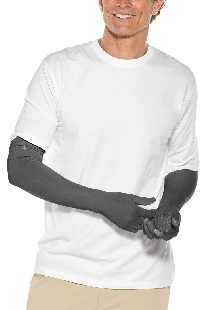 Unisex Culebra UV Long Sun Gloves | Charcoal