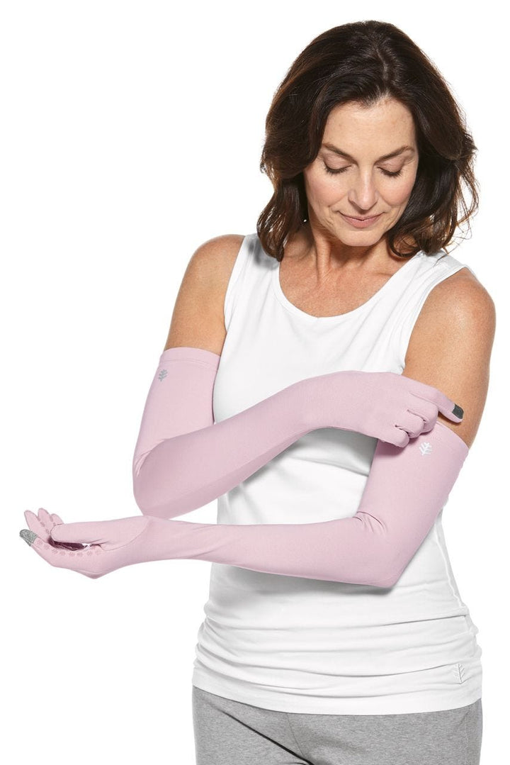 Unisex Culebra UV Long Sun Gloves | Dusty Mauve