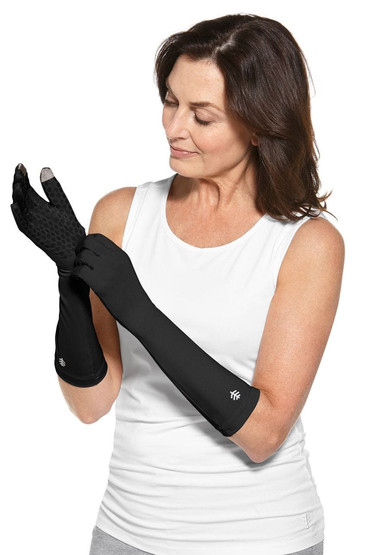 Bona UV Mid Length Gloves | Black