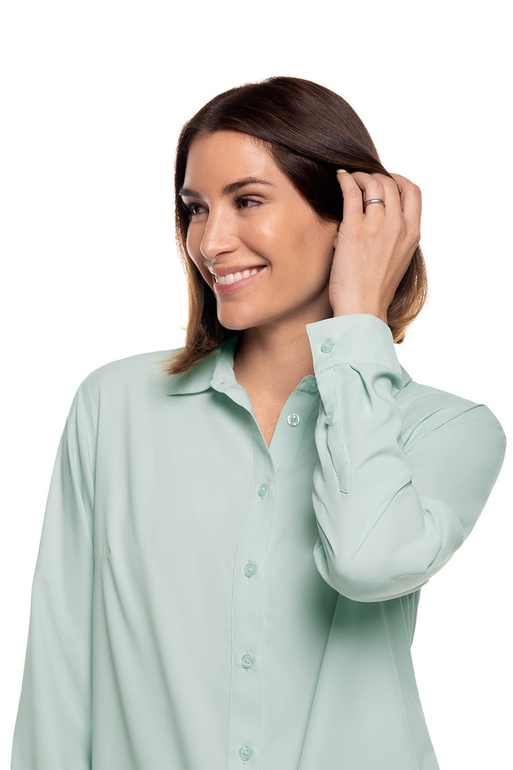 Women's Rhodes Shirt | Misty Aqua