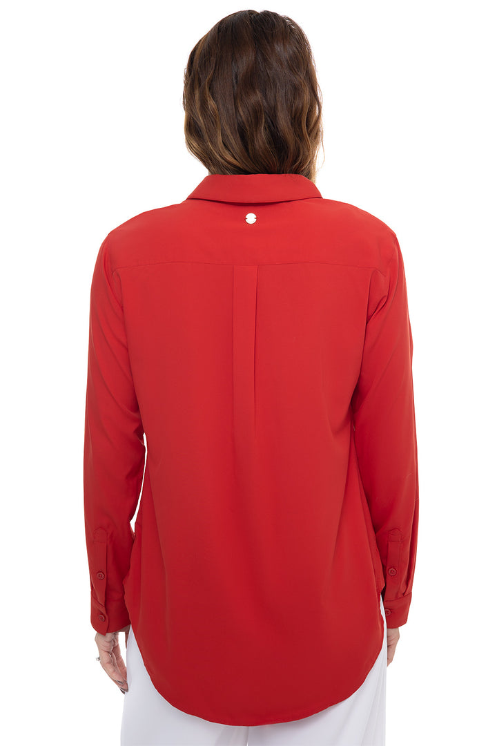 Women's Rhodes Shirt | Carmine Red