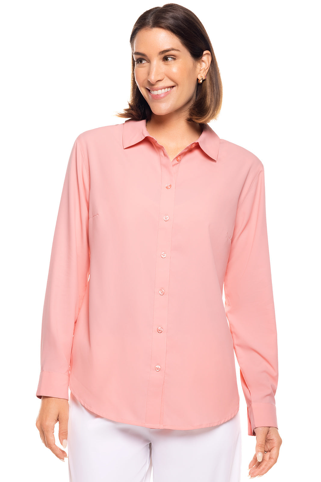 Women's Rhodes Shirt | Peachy Pink UPF 50+