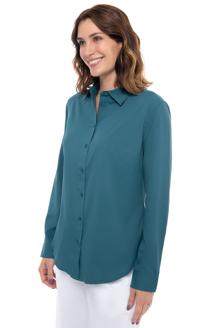 Women's Rhodes Shirt | Midnight Green