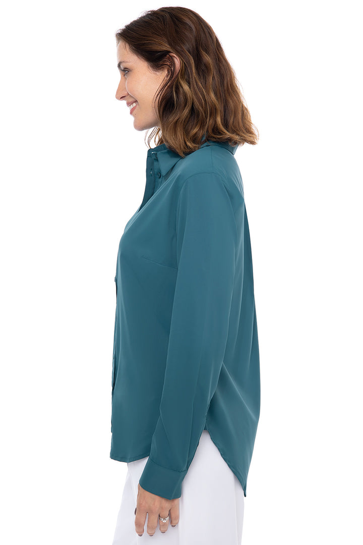 Women's Rhodes Shirt | Midnight Green