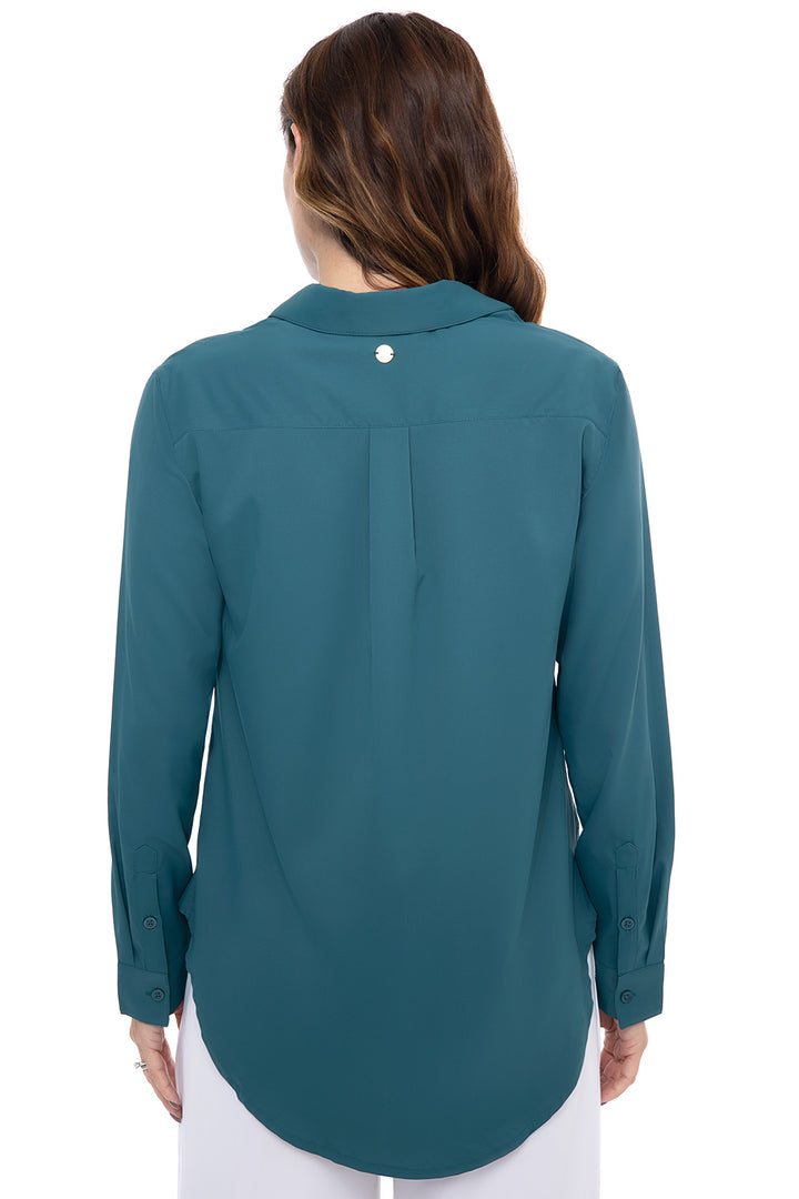 Women's Rhodes Shirt | Midnight Green