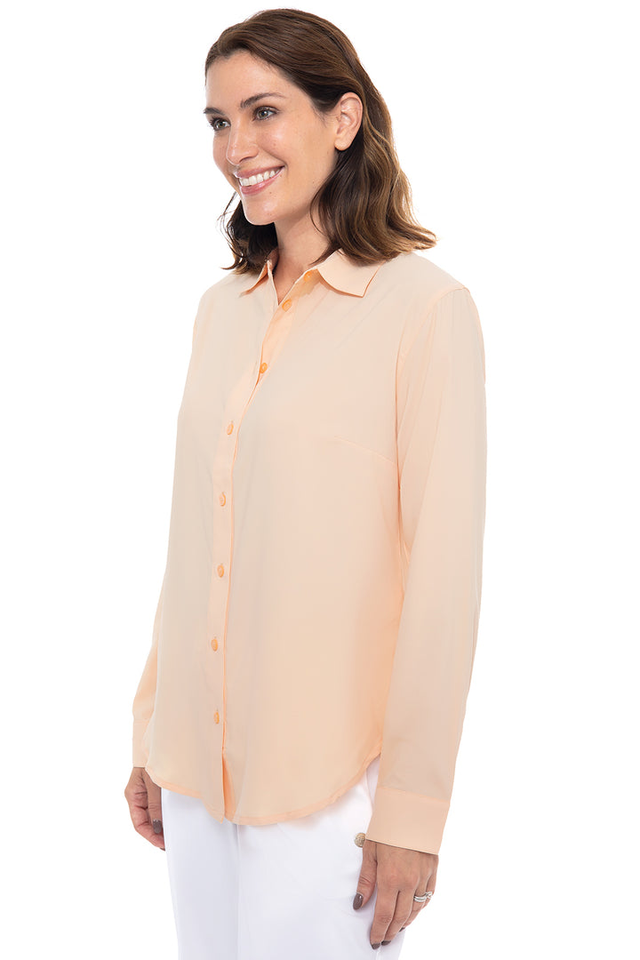 Women's Rhodes Shirt | Peach Fuzz