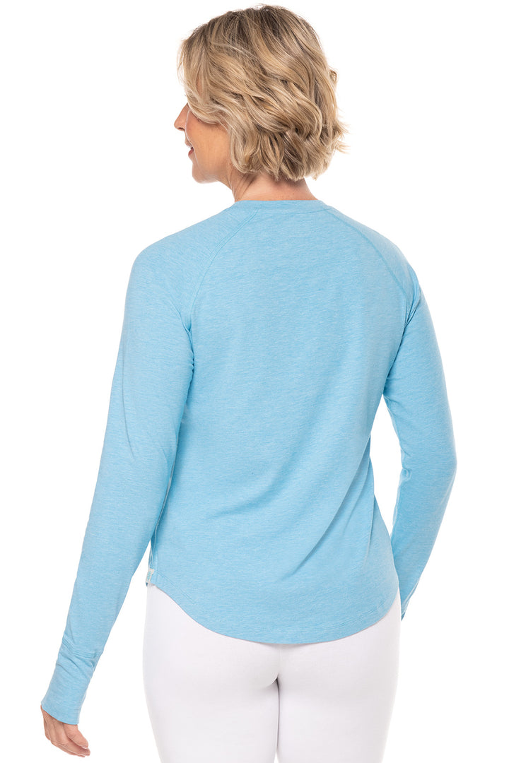 Women's LumaLeo Long Sleeve T-Shirt | Aruba Blue Heather