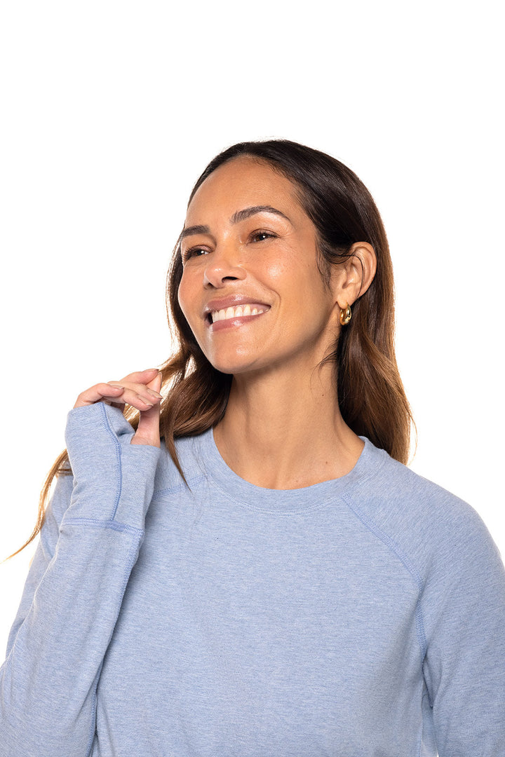 Women's LumaLeo Long Sleeve T-Shirt | Light Blue Heather