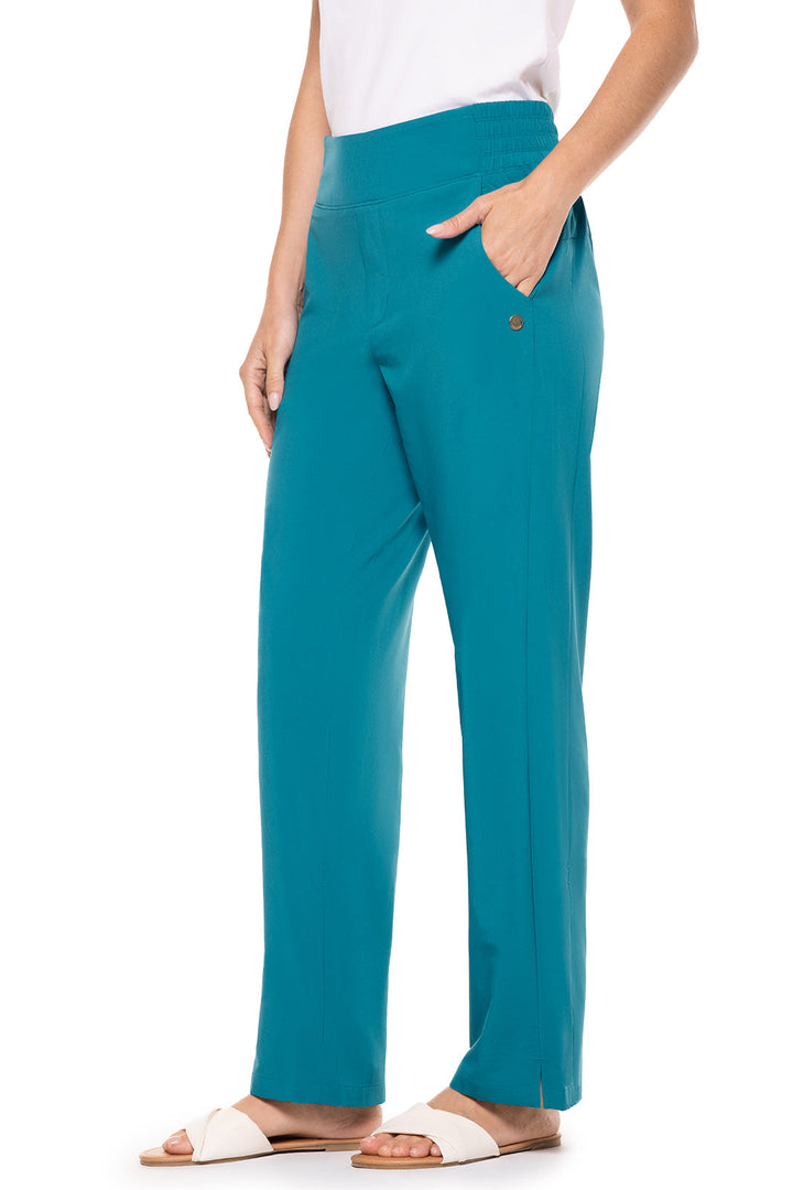 Women's Pellaro Travel Pants | Tahitian Teal