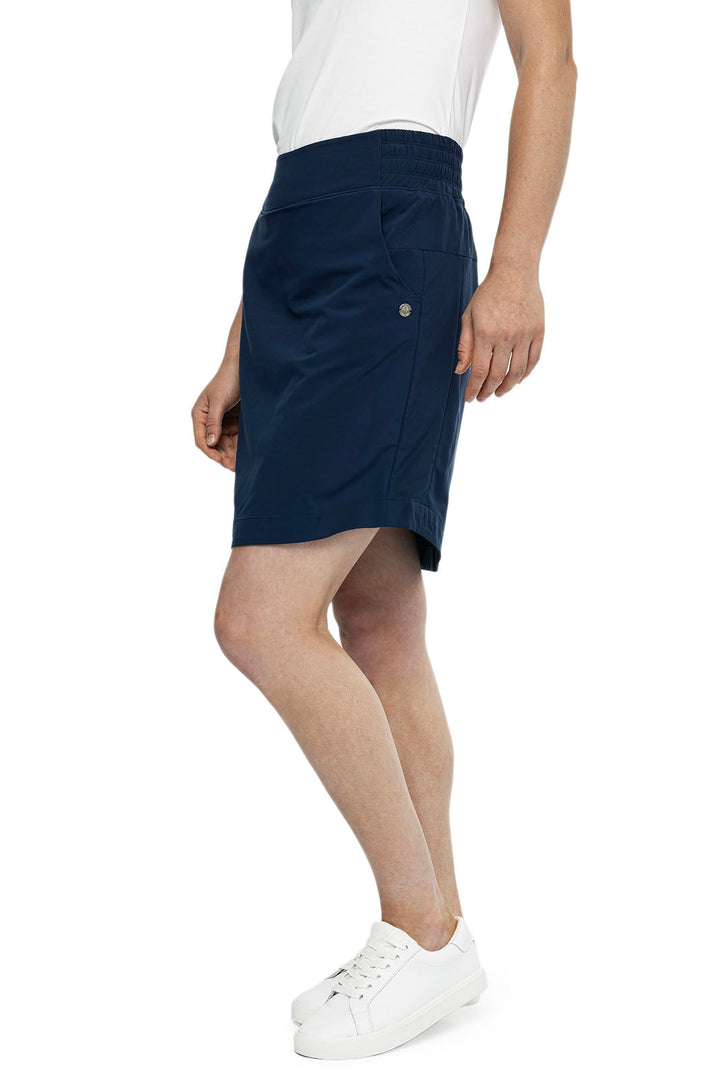 Women's Pisa Travel Skort | Navy