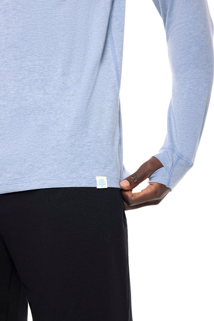 Men's LumaLeo Long Sleeve T-Shirt | Light Blue Heather