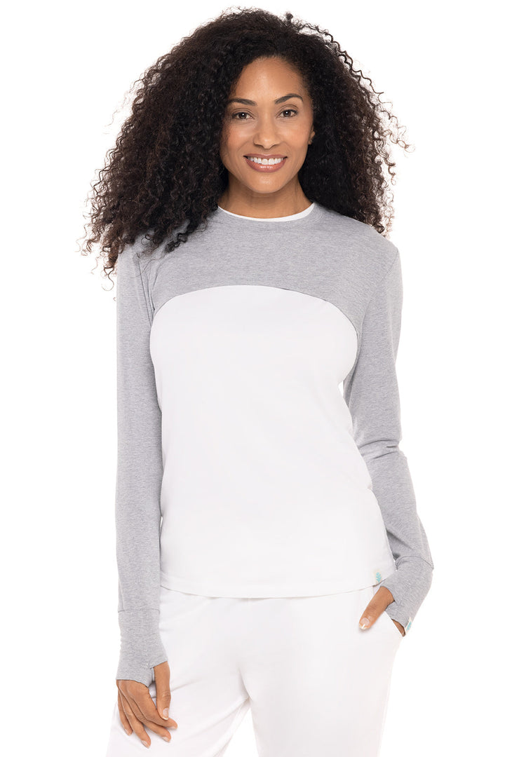 Women's Luna Pullover Shrug | Grey Heather