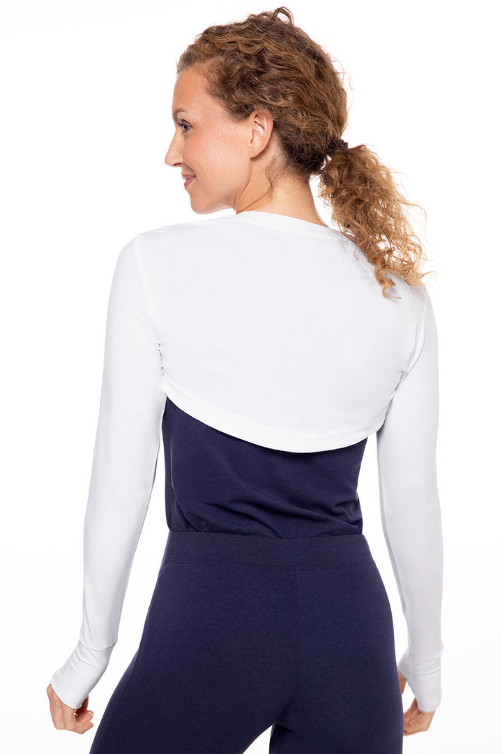 Women's Luna Pullover Shrug | White