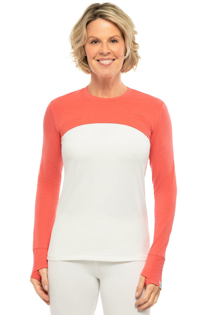 Women's Luna Pullover Shrug | Vivid Coral