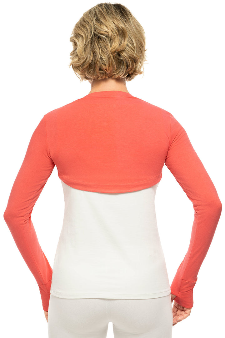 Women's Luna Pullover Shrug | Vivid Coral