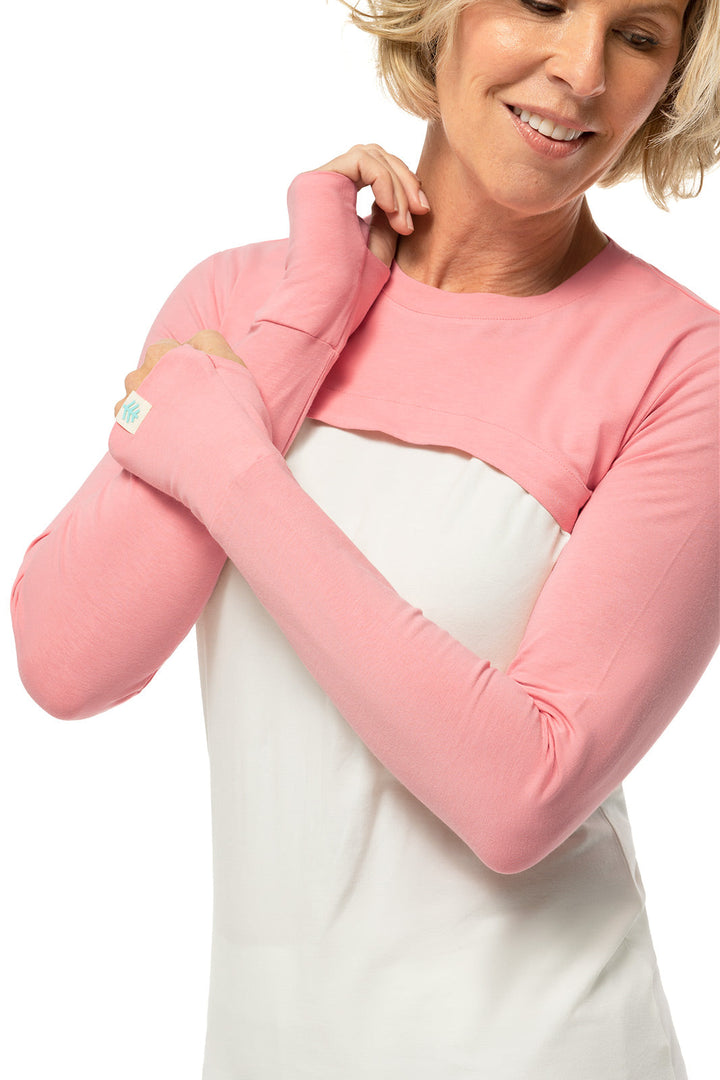 Women's Luna Pullover Shrug | Peachy Pink