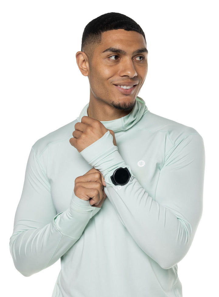 Men's Agility Performance Hoodie | Misty Aqua