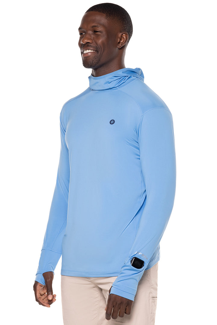 Men's Agility Performance Hoodie | Clear Sky Blue