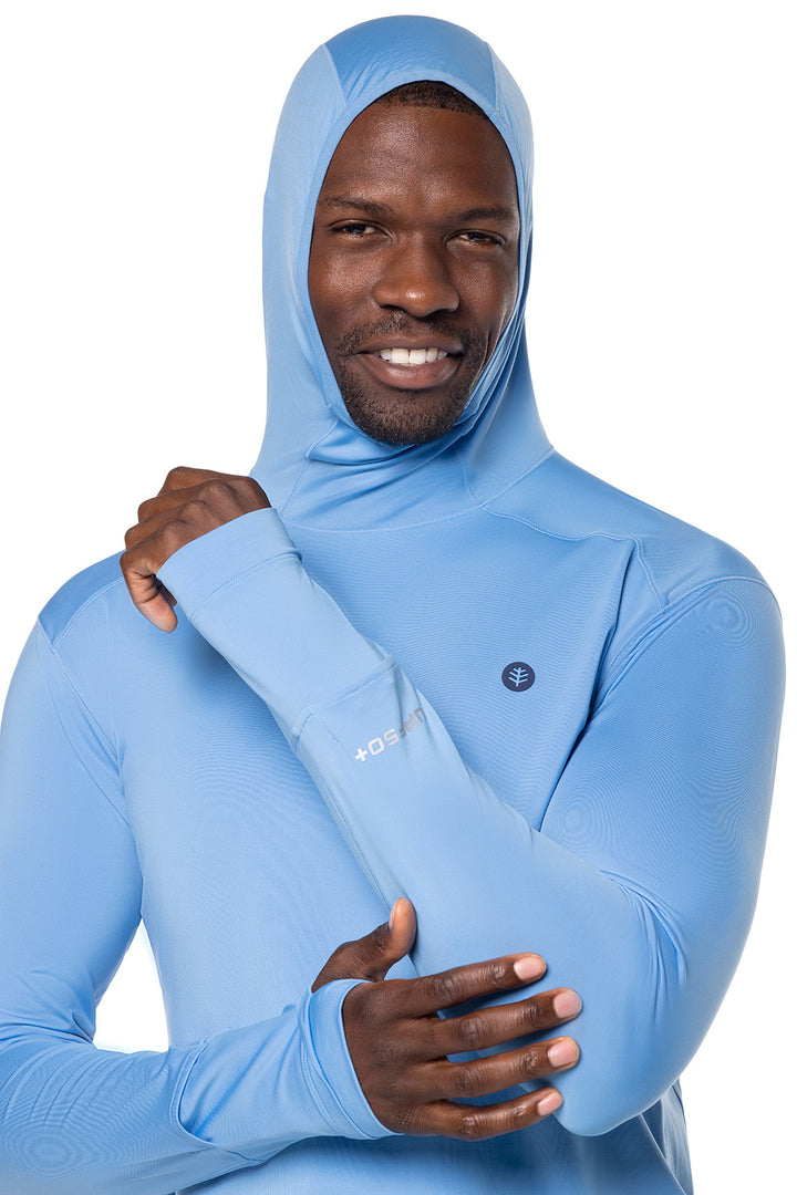 Men's Agility Performance Hoodie | Clear Sky Blue