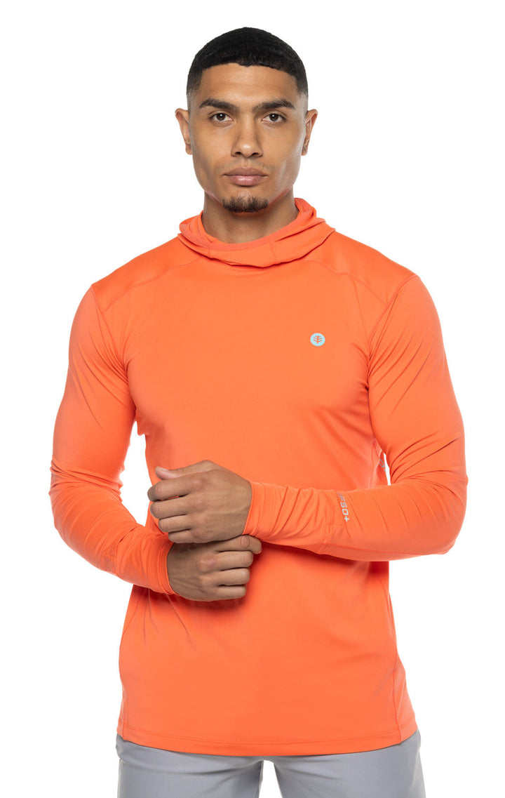 Men's Agility Performance Hoodie | Vivid Coral