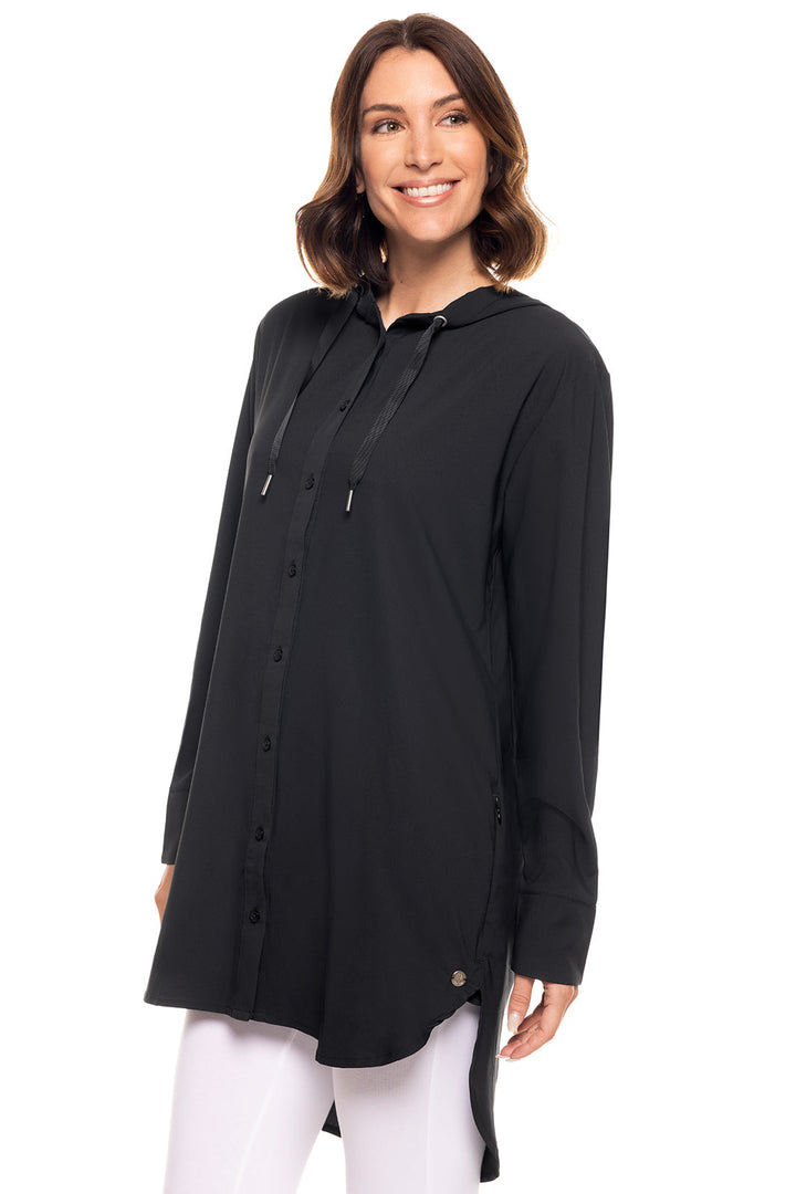 Women's Palma Aire Beach Shirt | Black