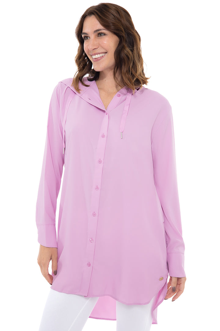 Women's Palma Aire Beach Shirt | Peony Pink