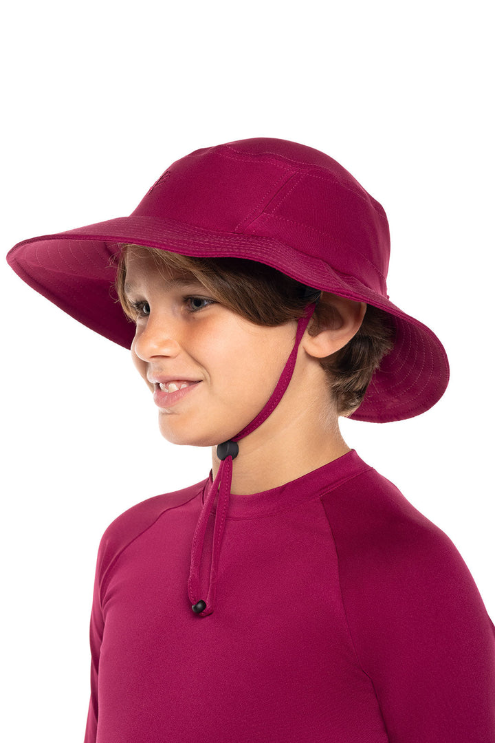 Kid's Caspian Bucket Hat | Red Crush