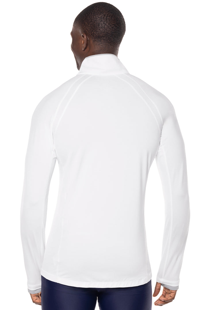 Men's Ultimate Half-Zip Rash Guard | White