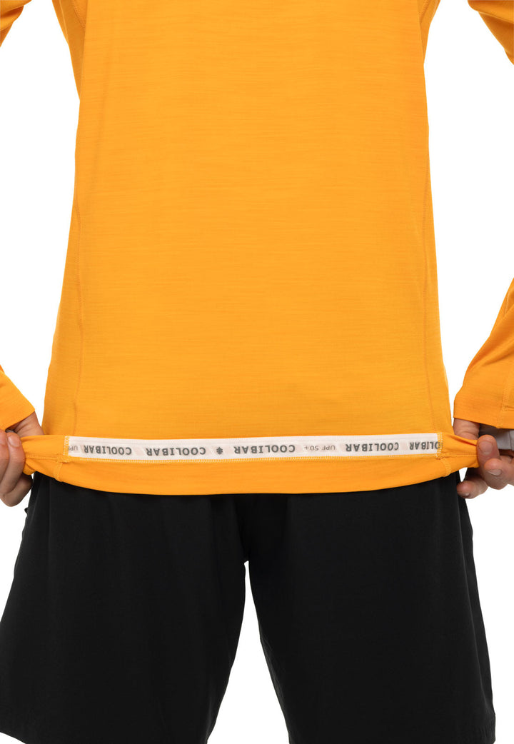 Men's Ultimate Half-Zip Rash Guard | Apricot Crush Line