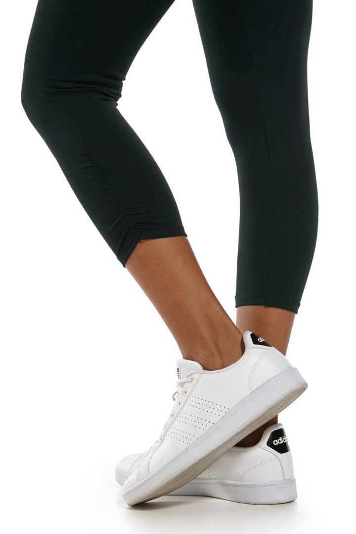 Women's Matiz Ruched Capris | Black