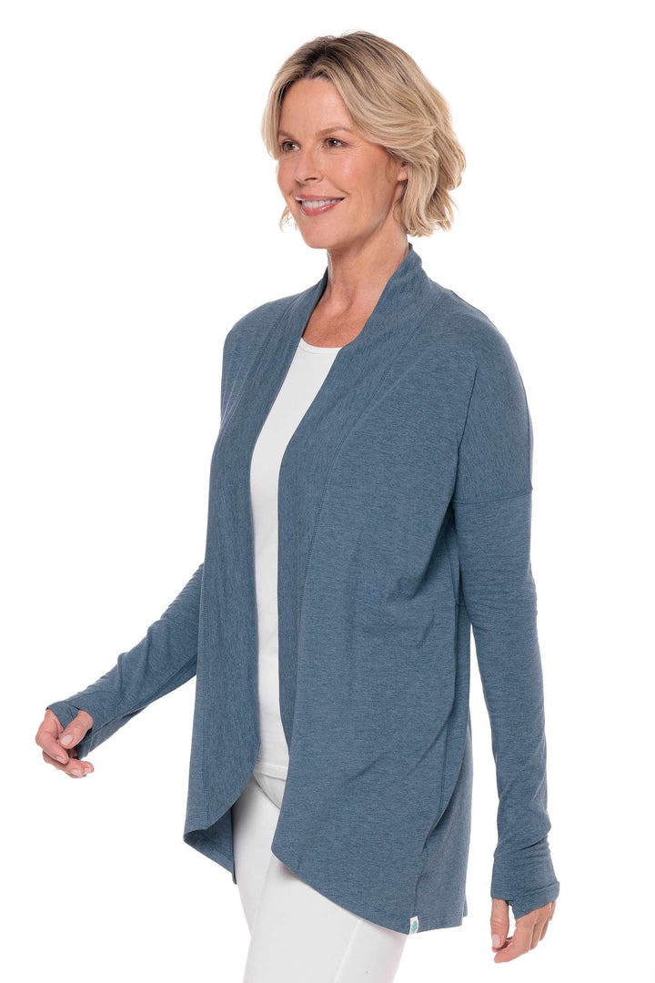 Women's LumaLeo Sun Wrap | Tidal Blue Heather