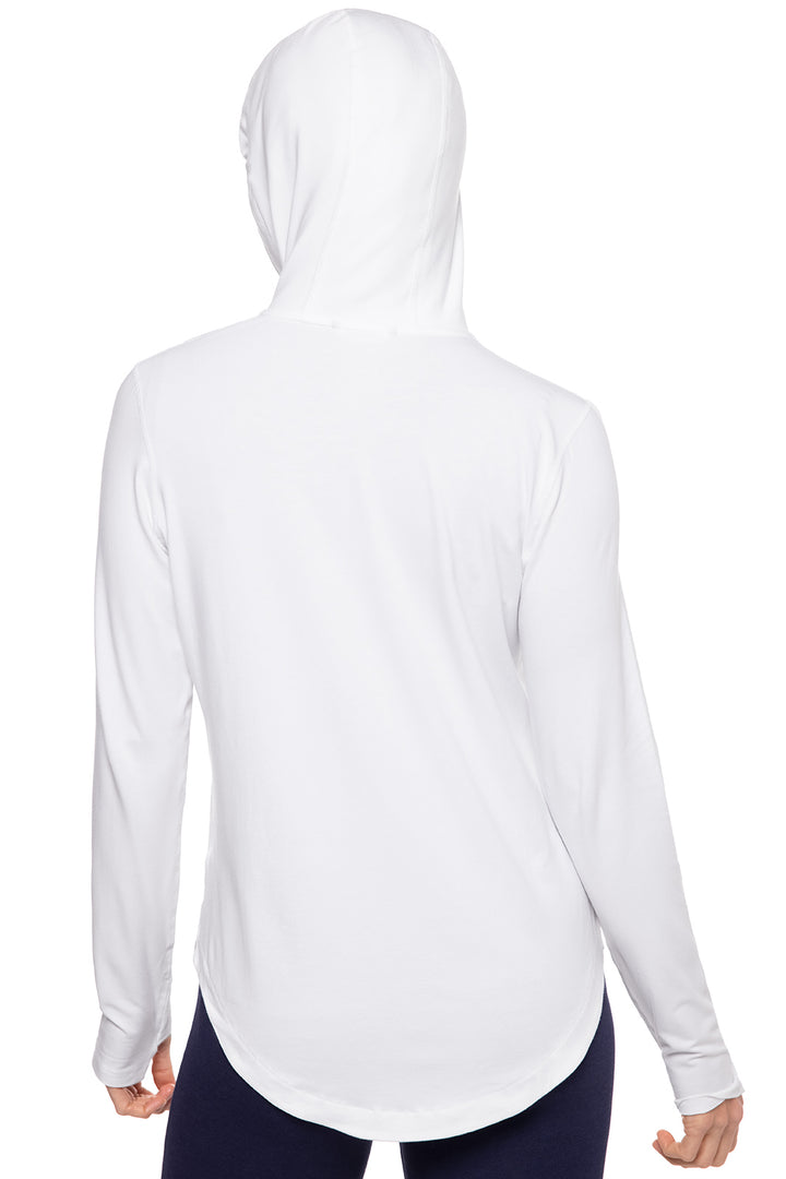 Women's LumaLeo Zip-Up Hoodie | White