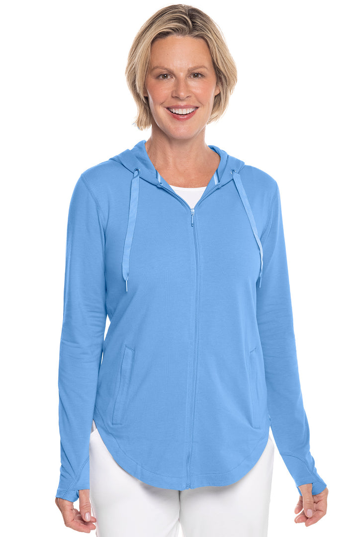 Women's LumaLeo Zip-Up Hoodie | Clear Sky Blue