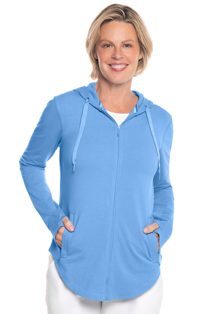 Women's LumaLeo Zip-Up Hoodie | Clear Sky Blue