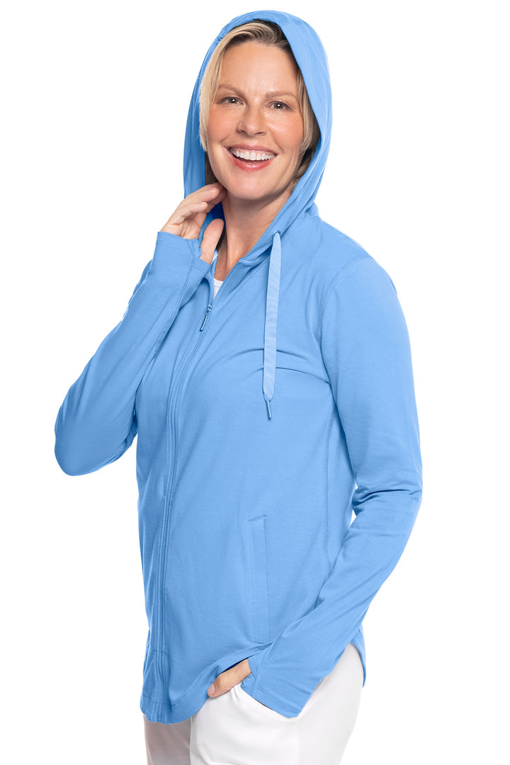 Women's LumaLeo Zip-Up Hoodie | Clear Sky Blue