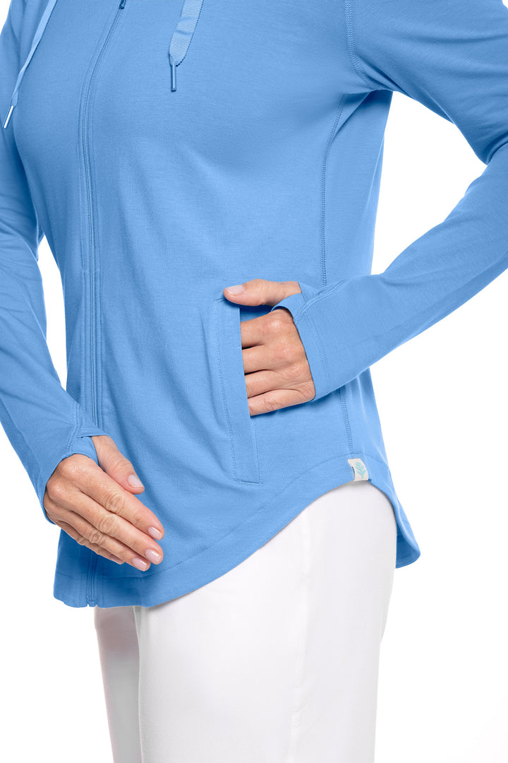 Women's LumaLeo Zip-Up Hoodie | Clear Sky Blue