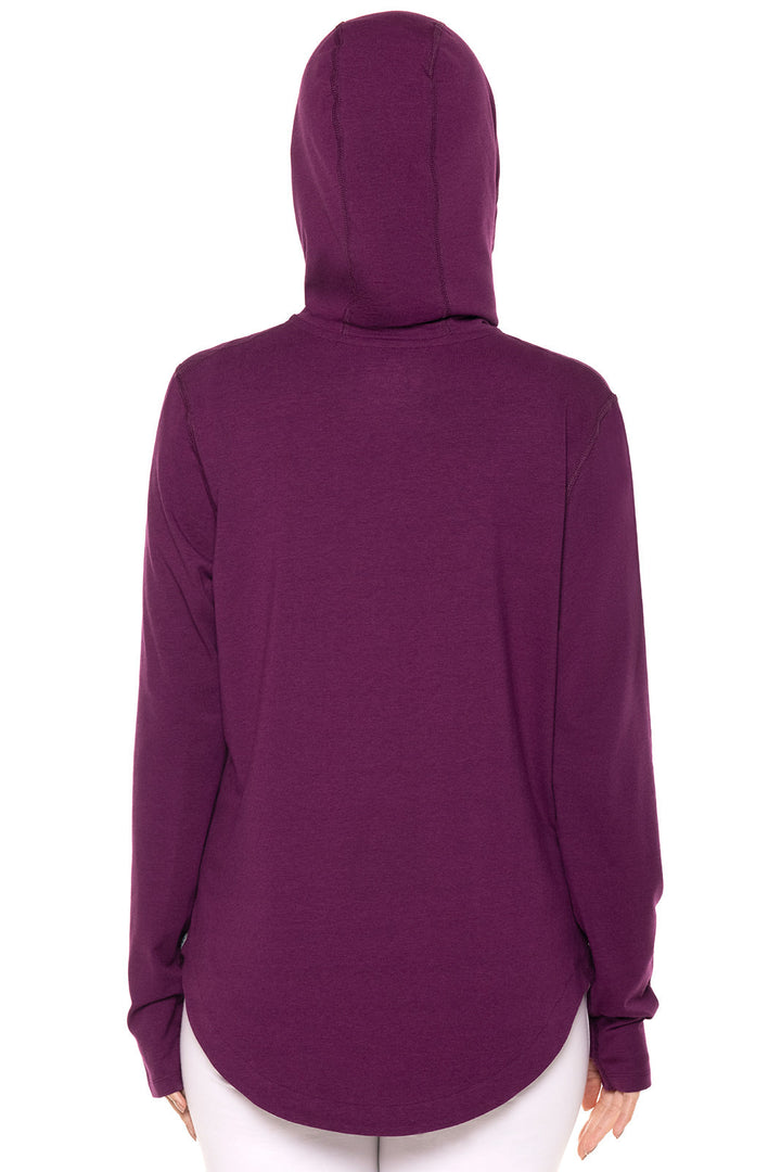 Women's LumaLeo Zip-Up Hoodie | Rich Plum