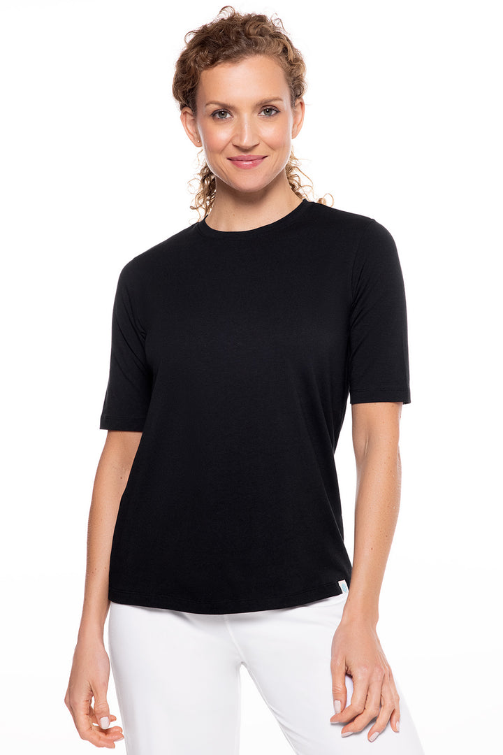 Women's Morada Everyday Short Sleeve T-Shirt | Black